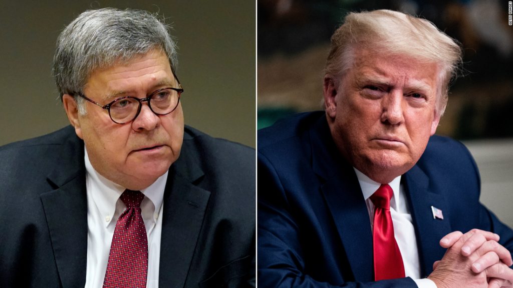 Trump and Barr held a ‘controversial’ White House meeting this week