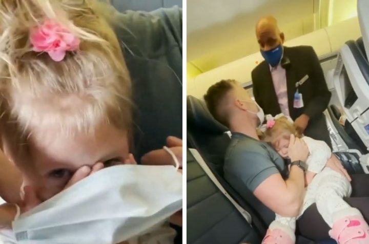 United Airlines describes booting a family on a toddler who refuses to wear a mask