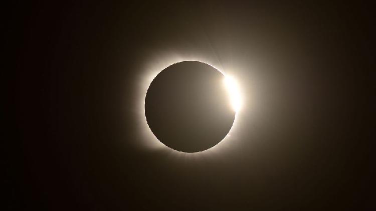 A solar eclipse plunges southern Chile into darkness
