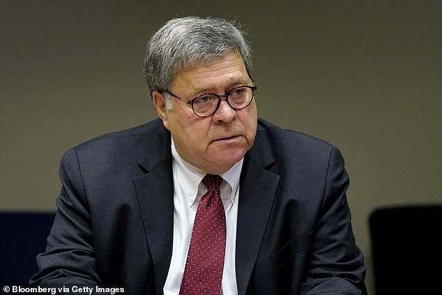 Attorney General Bill Barr dismissed Donald Trump's attacks as 'absurd to his detriment' as 'exiled King Ranting', after demanding to know why the president did not disclose Hunter Biden's tax investigation before the election.