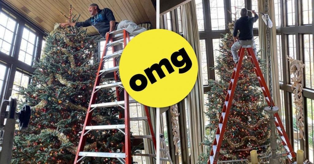 Faith Hill and Tim McGraw's huge Christmas tree is going viral