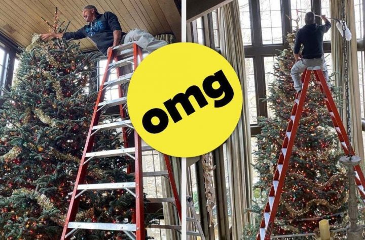 Faith Hill and Tim McGraw's huge Christmas tree is going viral