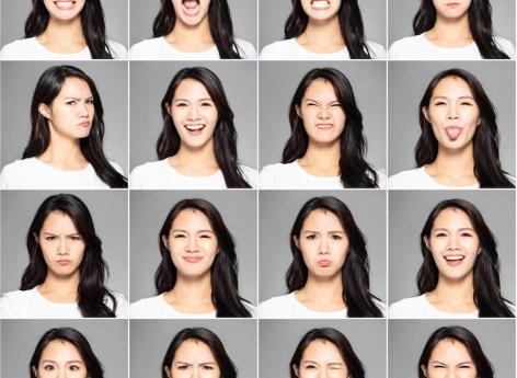 There are 16 facial expressions that are common to all humans