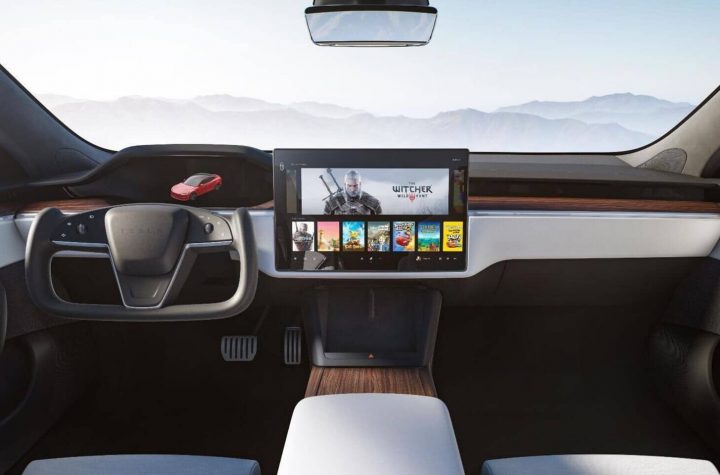 The new Tesla model will have the same powerful infotainment system as the SPS5