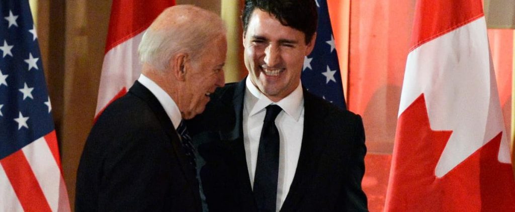 A meeting between Biden and Trudeau is scheduled for next month