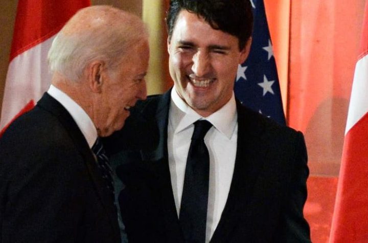 A meeting between Biden and Trudeau is scheduled for next month