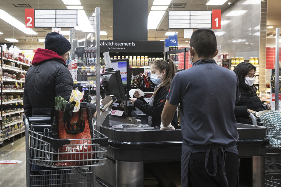 Curfew |  Grocery store workers getting ready