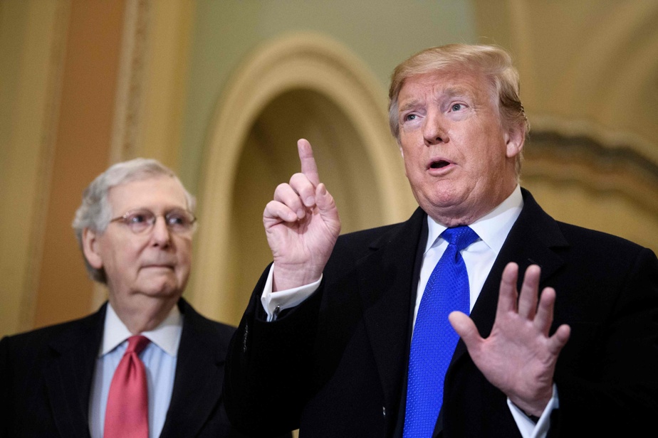 Donald Trump |  The Republican Senate leader wants to postpone the impeachment hearing