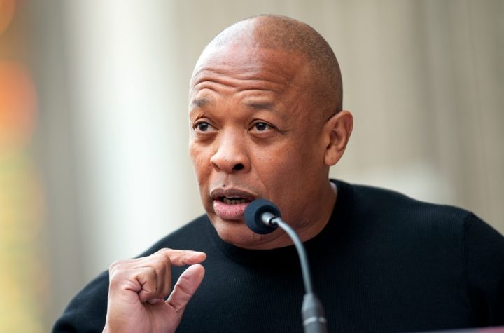 Dr Dre, a rapper and producer who was hospitalized, said he was "well".