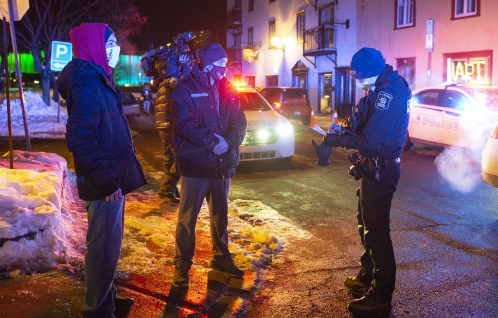 Kovid-19: More than 200 fines were distributed to those who violated the curfew in Quebec