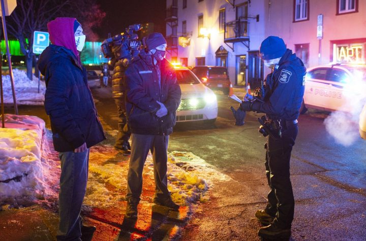 Kovid-19: More than 200 fines were distributed to those who violated the curfew in Quebec
