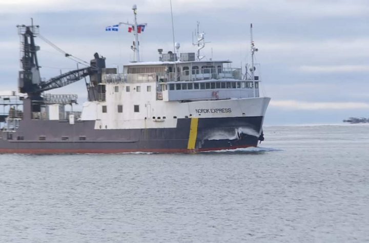The Nordic Express arrived in September-Îles
