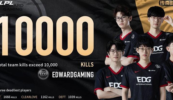 10,000 Kills Mark for EDward Gaming