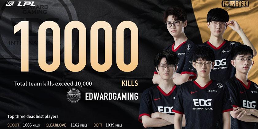 10,000 Kills Mark for EDward Gaming