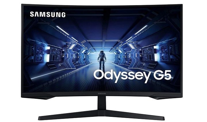 Image 1 : Écran PC Gaming incurvé Samsung Odyssey G5 32 pouces passe à 289 € chez Amazon