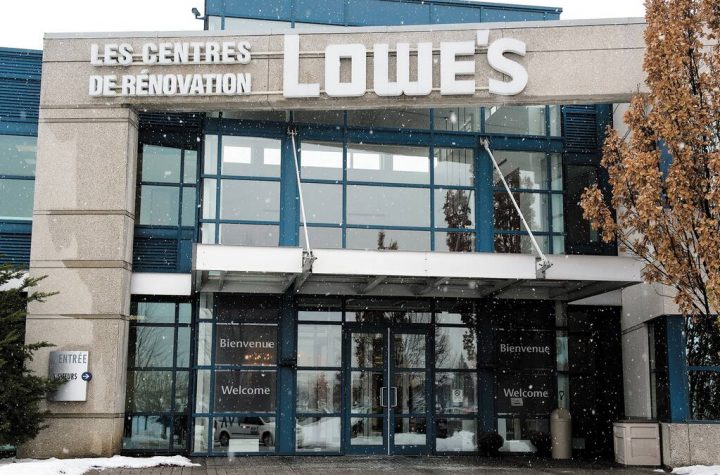 Lowes Canada has cut jobs in Boucherville