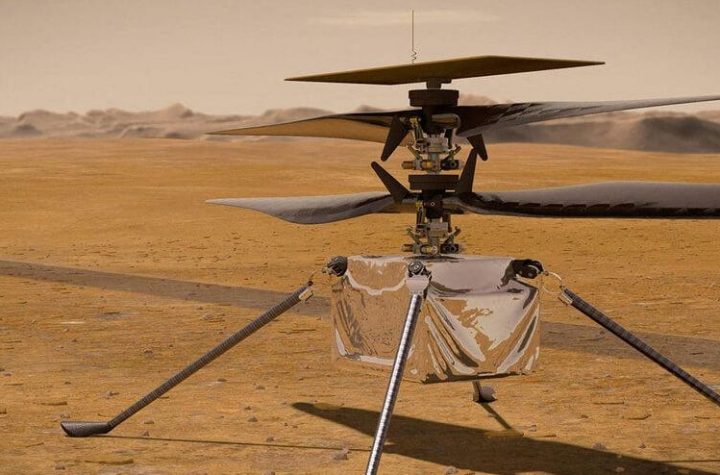 NASA's ingenuity helicopter survived the first night alone on Mars