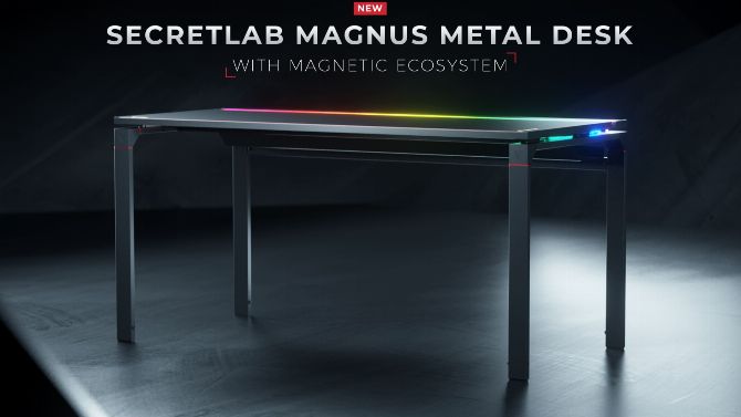 Secret బ్Lab Dvoil Magnus, with its colorful gaming desk