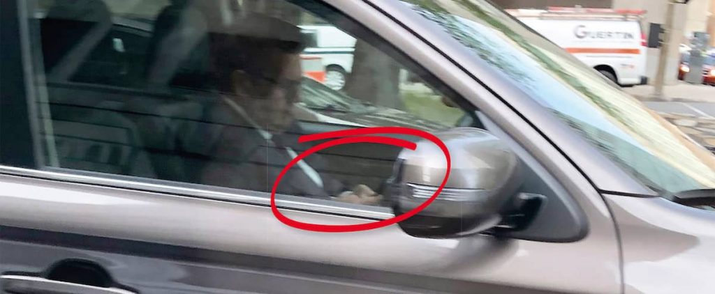 Cell phone while driving: Denise Coder refuses to explain what he is doing