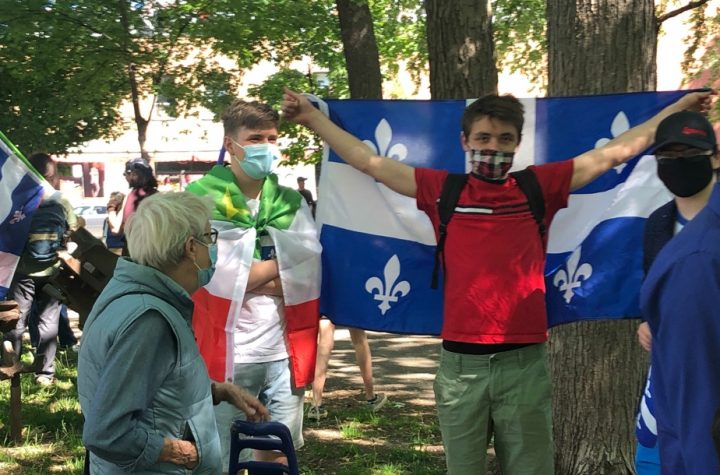 Performance in honor of the Patriots in Montreal