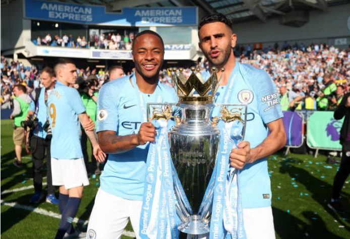 Riyadh Mahrez and Manchester City are officially champions