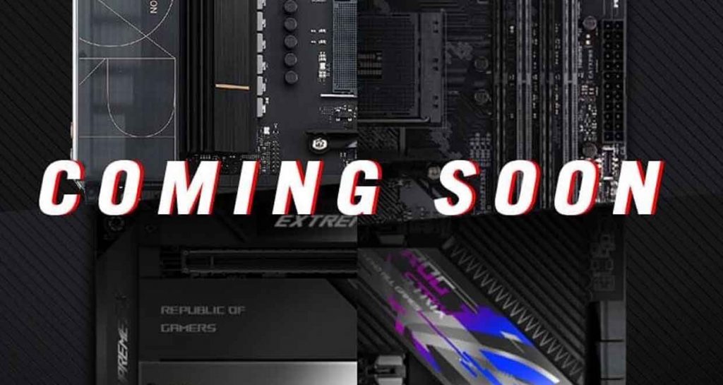 X570, Asus "teases" its prototype, tough gaming, rag streaks and ROG crosshair motherboards