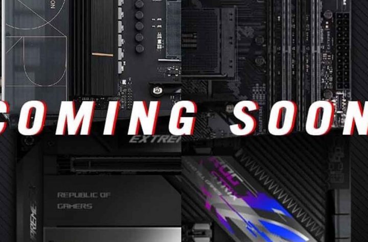 X570, Asus "teases" its prototype, tough gaming, rag streaks and ROG crosshair motherboards