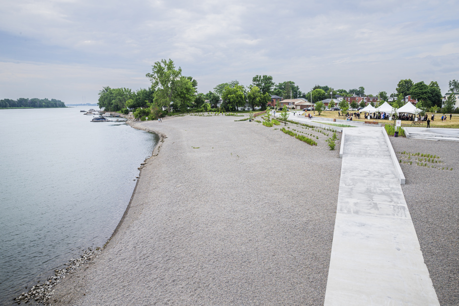 The new East Beach opened Monday