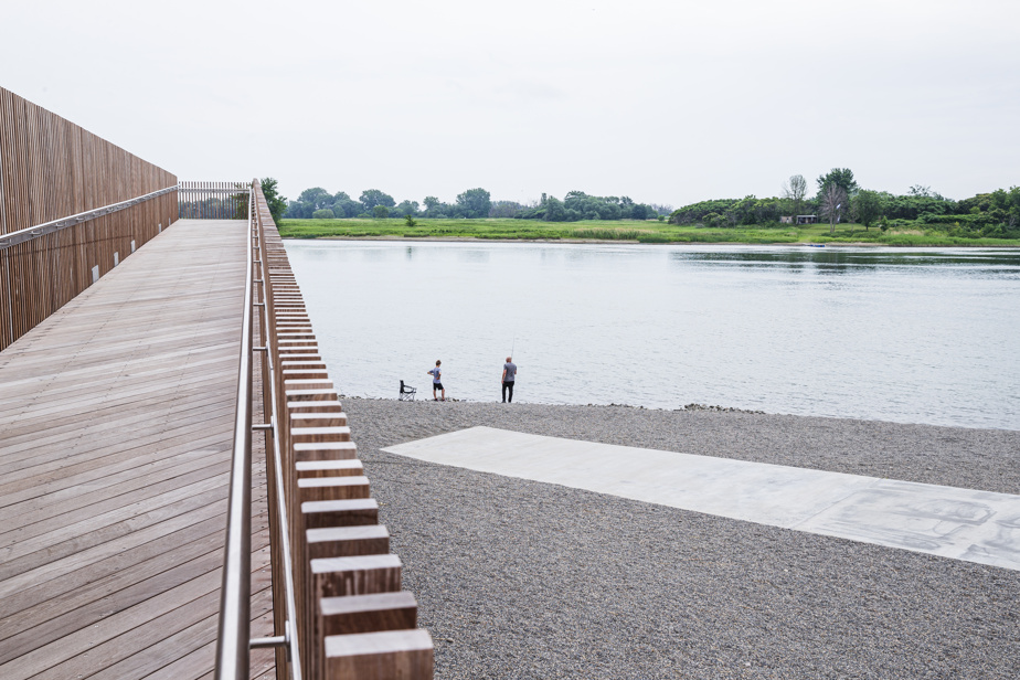 The new East Beach opened Monday