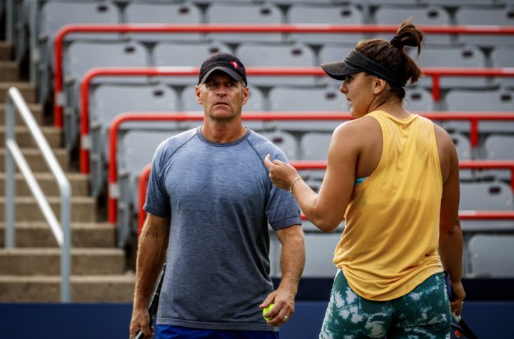 Sylvain Bruno is no longer Bianca Andres' coach