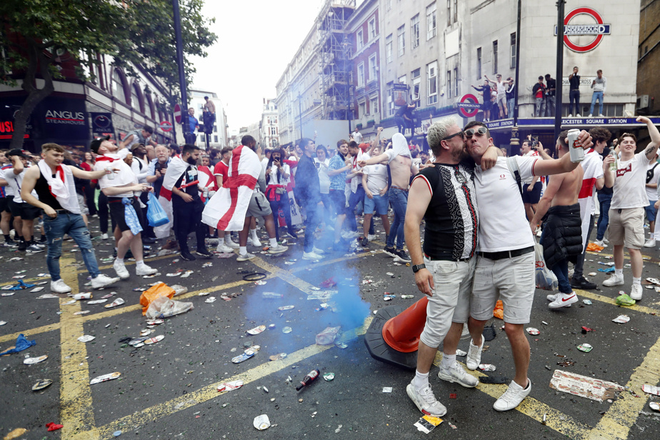 Euro |  Tense atmosphere around Wembley before the final