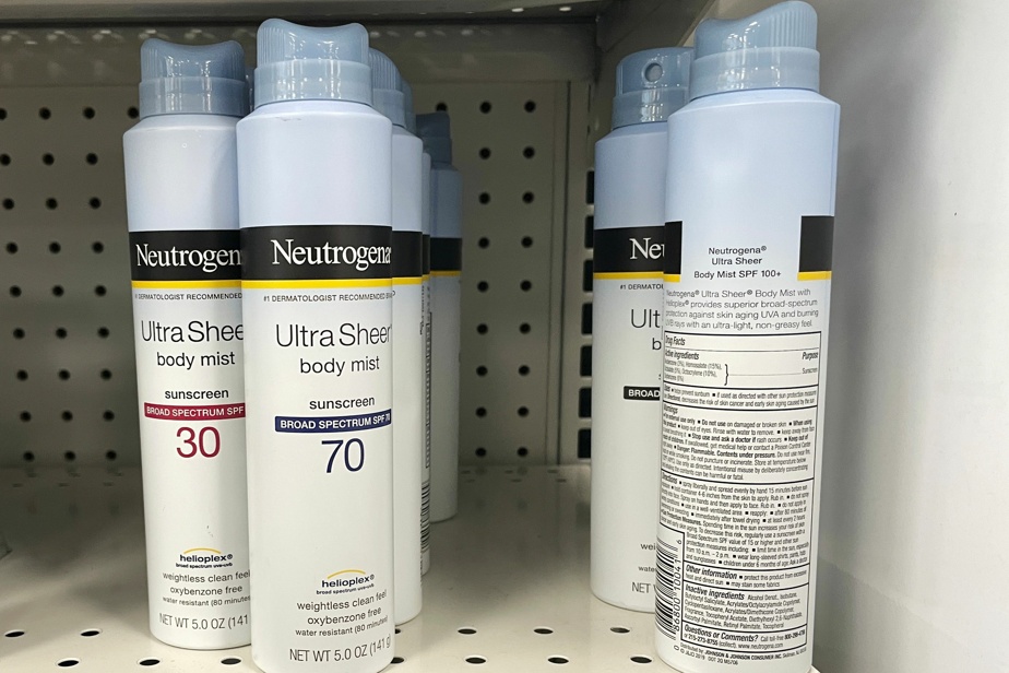 Neutrogena aerosol sunscreens affected by recall