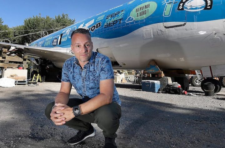 New at Quebec Airport: Boeing 737 converted into a tourist attraction