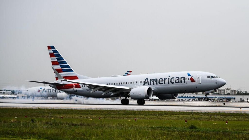 The American Airlines flight was delayed because the youth refused to wear masks