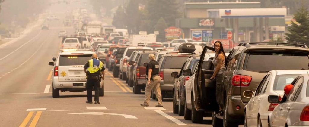 CALIFORNIA: A fire in a tourist area has left thousands of residents homeless