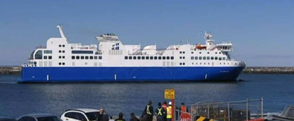 F.-A.- Gauthier ferry returns to dry dock