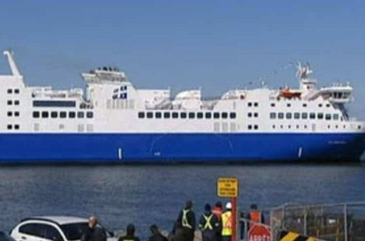 F.-A.- Gauthier ferry returns to dry dock