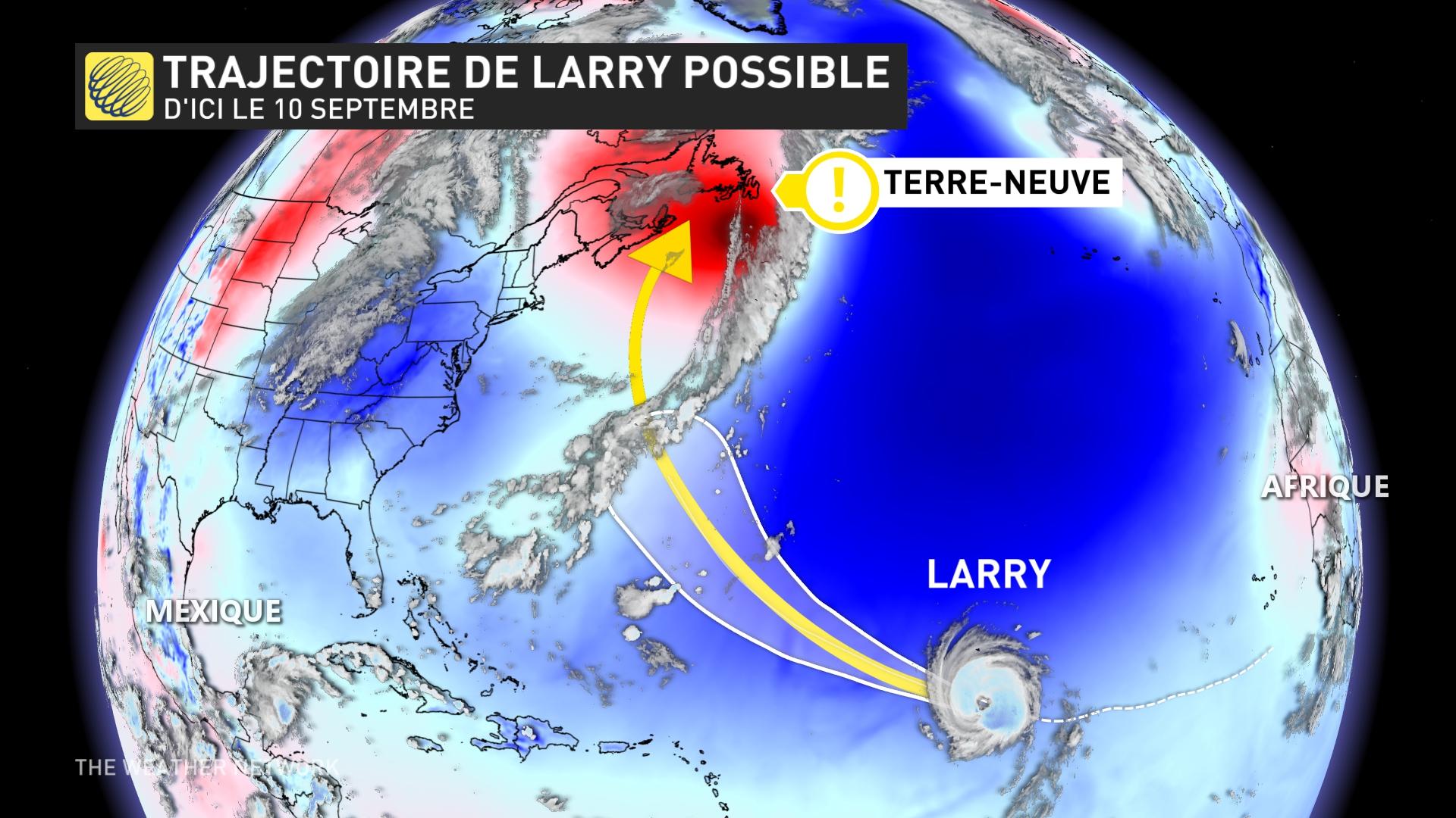 Larry possible final trajectory