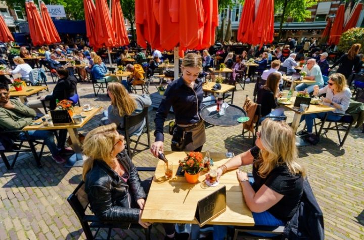 Cafe-terraces of the Netherlands |  Don't have a health passport?  No access to toilets