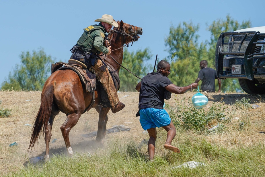 Pictures of Haitians retreating at the border "do not reflect" the United States