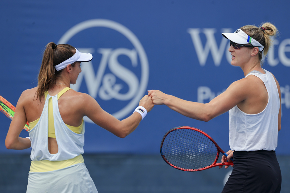 United States Open |  Fernandez and Dabrowski won the women's doubles