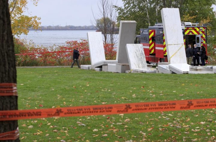 Pierre Lacroix's funeral was celebrated Friday with firefighters dying in the river