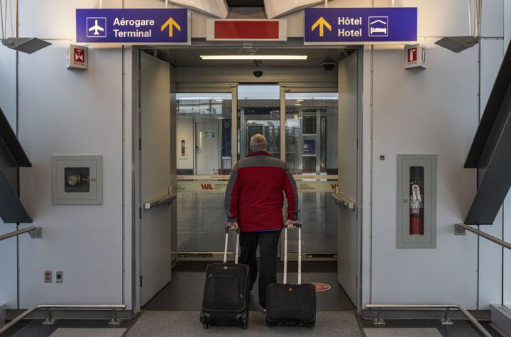 The vaccine passport was first launched at the Montreal-Trudeau airport