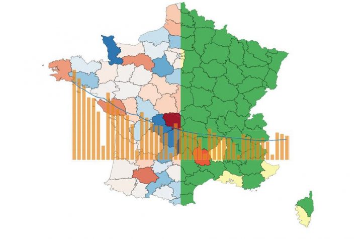 Kovid maps and curves: the incidence no longer decreases, it is increasing segments