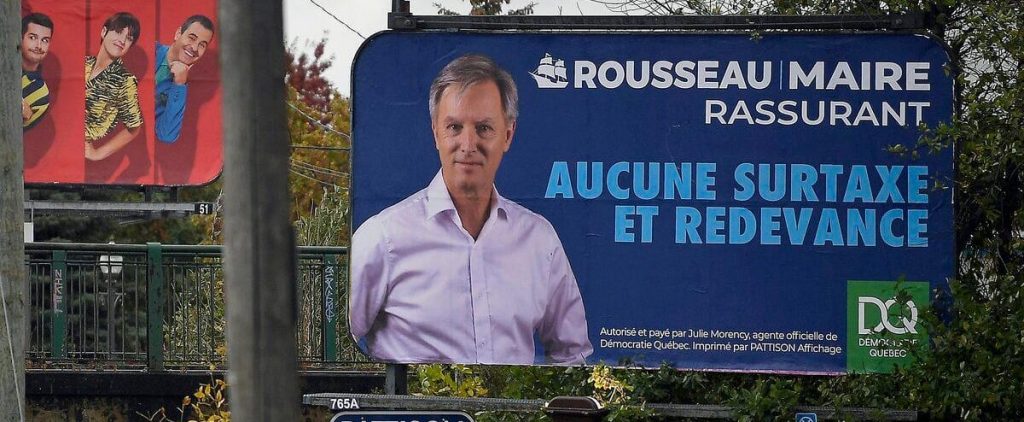 Municipal elections: Rousseau launches advertising campaign on large billboards