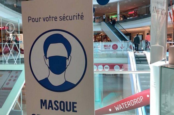 Le port du masque est toujours obligatoire