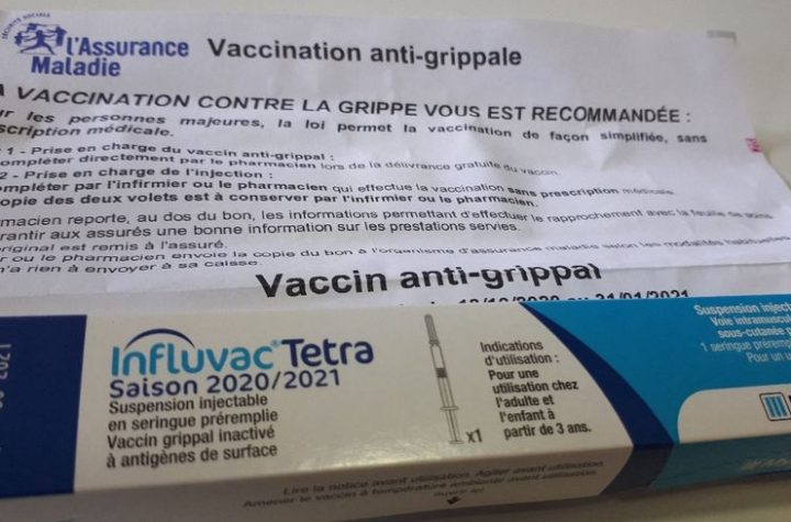 La vaccination anti-grippale débute vendredi pour les personnes prioritaires