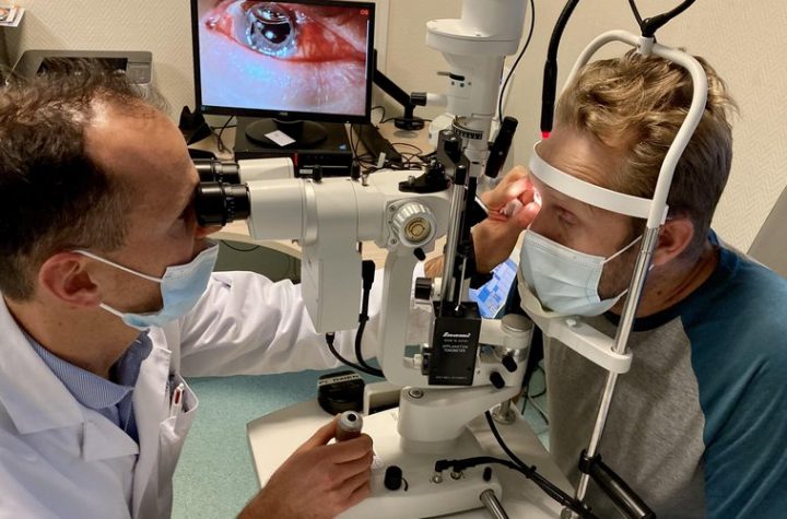 Corneal prosthesis at Montpellier University Hospital: Patient regains vision one week after surgery