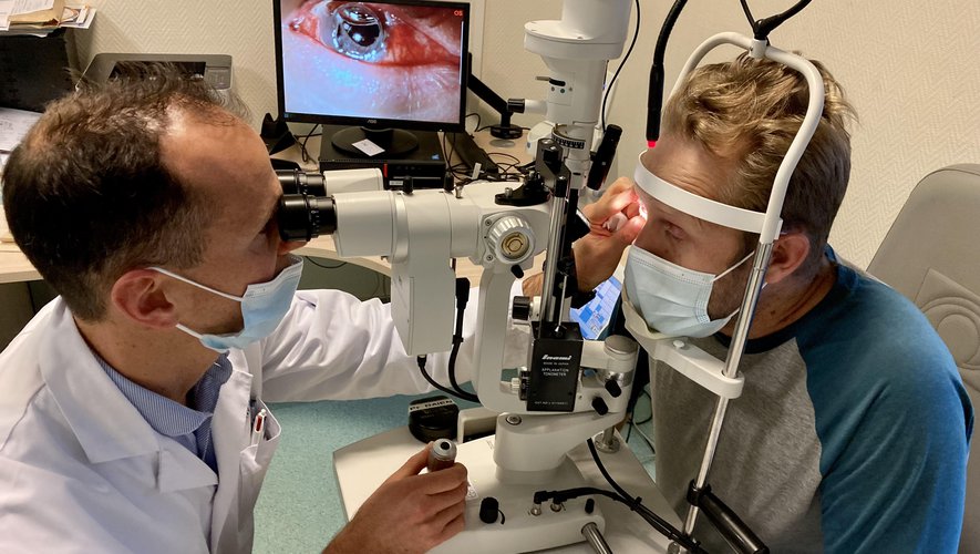 Corneal prosthesis at Montpellier University Hospital: Patient regains vision one week after surgery