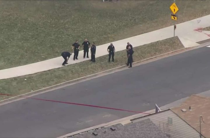 Five teenagers have been hospitalized after a shooting near a high school in Colorado